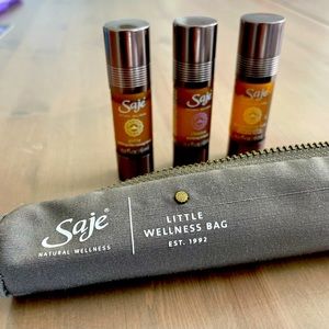 Saje Little Wellness Bag with 3 essential oils